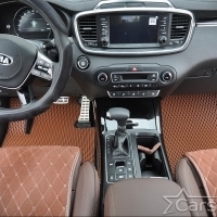 Автомобильные коврики EVA на Kia Sorento III Prime (2014-2020)