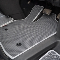 Автомобильные коврики EVA на Toyota Vellfire I пр.руль (2008-2014) 2 ряд - 2 места