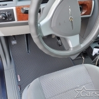 Автомобильные коврики EVA на Chrysler Town & Country V (2007->) 2 ряд: кресла 1+1 не убираются в пол