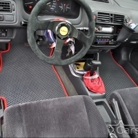 Коврики текстильные на Honda Civic VI 3D (1995-2001)