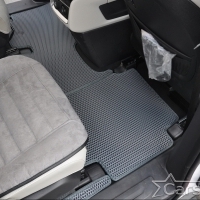 Коврики текстильные на Kia Carnival IV (9мест) Корея (2020->) 