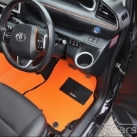 Коврики текстильные на Toyota Sienta II пр.руль (2015->)