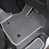 Двухслойные коврики EVA на Toyota Vellfire I пр.руль (2008-2014) 2 ряд - 2 места