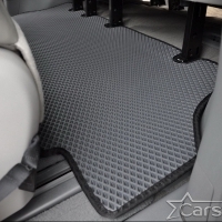 Двухслойные коврики EVA на Toyota Sienna III 6 мест (2010-2020)