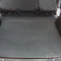 Двухслойные коврики EVA на Lada Largus I рестайл 3 ряда (2021->)