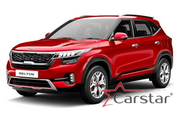 Двухслойные коврики EVA для Kia Seltos I (2019->)