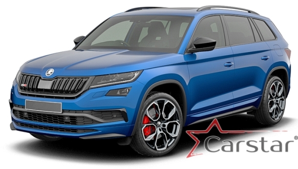 Текстильные коврики для Skoda Kodiaq I 3 ряда (2016->)