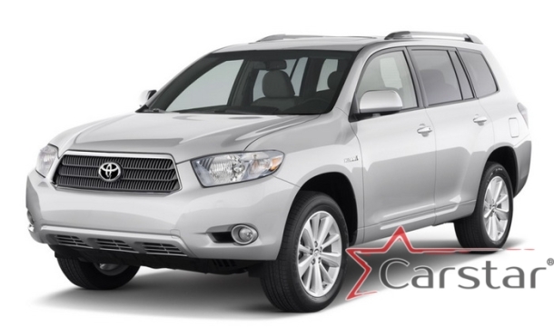 Текстильные коврики для Toyota Highlander II 3 ряда (2007-2013)