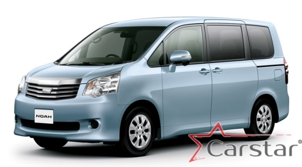Текстильные коврики для Toyota Noah-Voxy II пр.руль (2007-2015) 2 ряд - с проходом