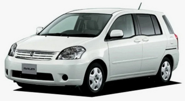 Двухслойные коврики EVA для Toyota Raum II пр.руль (2003-2011)