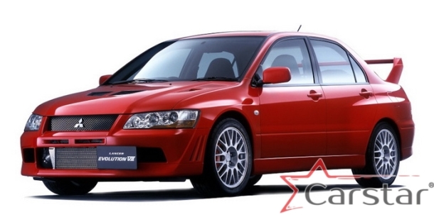 Автомобильные коврики EVA 3D для Mitsubishi Lancer Evolution VII (2001-2003)